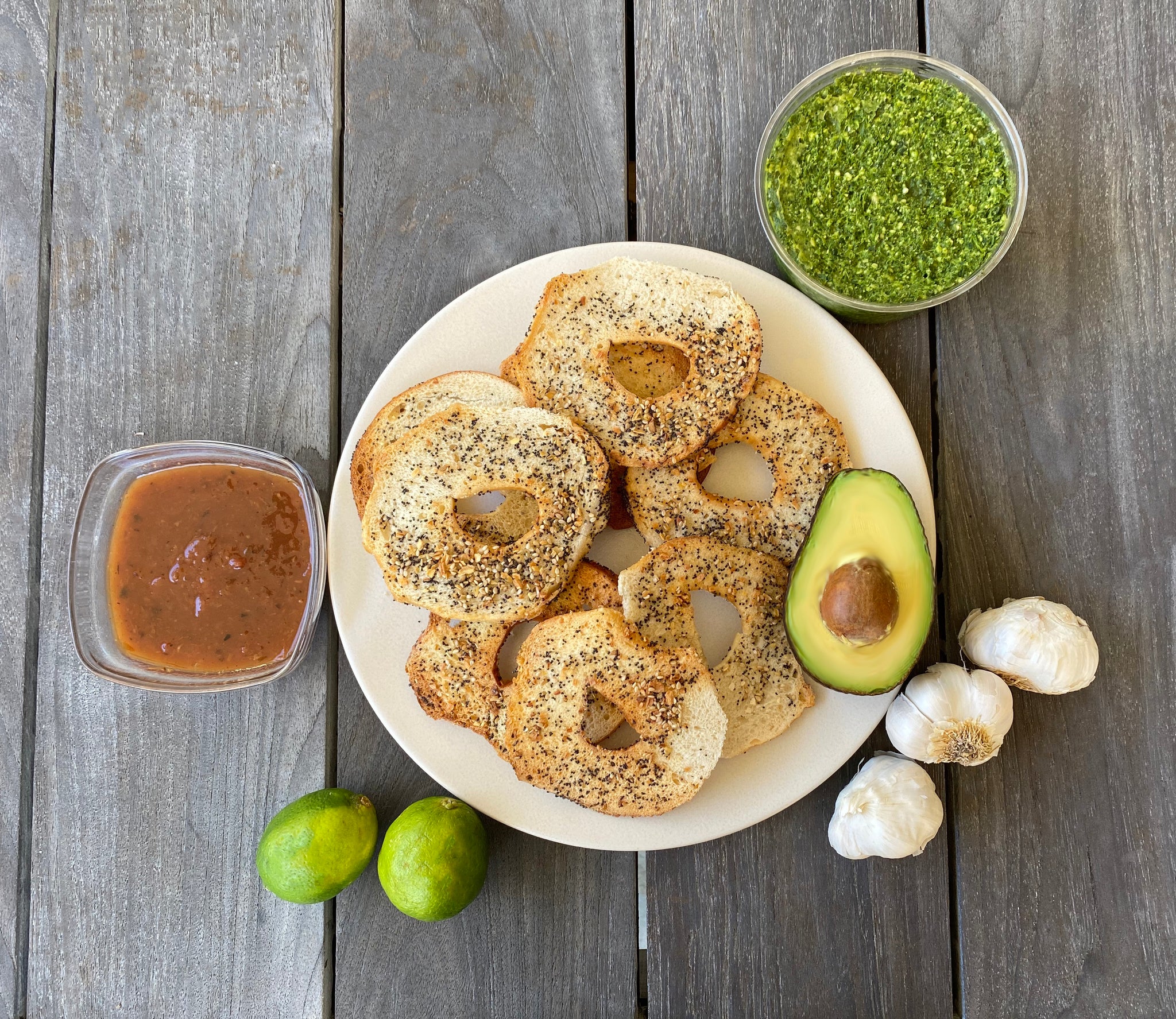 Snacks: Bagel Chips & Dip, Dip, Dip